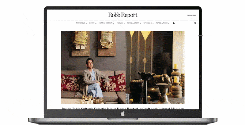 Robb Report India gif